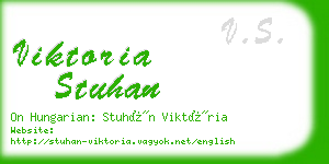 viktoria stuhan business card